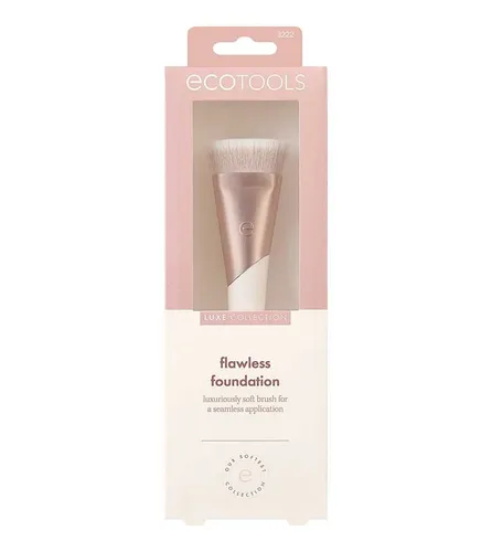 EcoTools Luxe Collection, Flawless Foundation Brush (Pędzel do aplikacji podkładu)