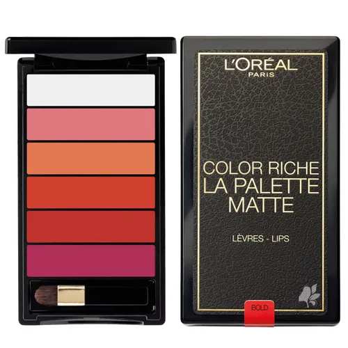 L'Oreal Paris Color Riche, La Palette Matte (Paleta matowych szminek do ust)