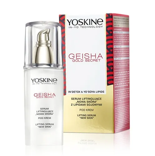 Yoskine Geisha Gold Secret, Serum liftingujące "nowa skóra" z lipidami z soi pod krem