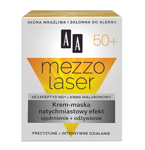 AA Mezzolaser 50+, Krem - maska `Natychmiastowy efekt`