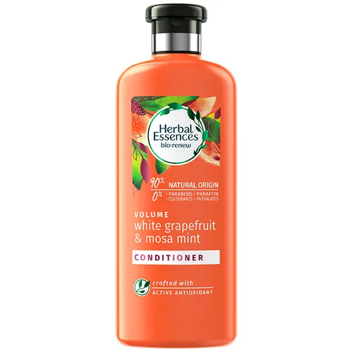 Herbal Essences Bio:renew, Odżywka zwiększająca objętość włosów `Biały grejpfrut i mięta Mosa`