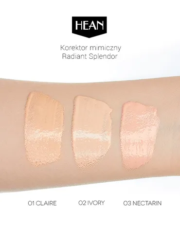 Hean Radiant Splendor, Concealer (Korektor mimiczny) - 3