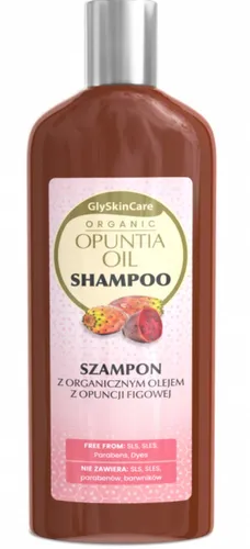 GlySkinCare Opuntia Oil Shampoo (Szampon z organicznym olejem z opuncji figowej)