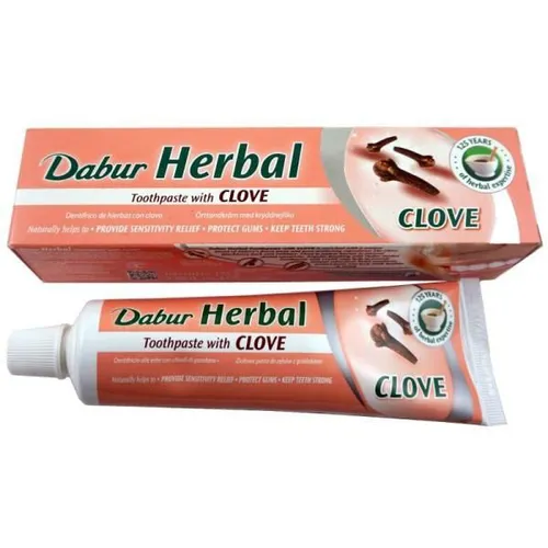 Dabur Clove Toothpaste (Ziołowa pasta do zębów z goździkiem bez fluoru) - 2