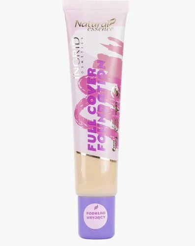 Ingrid Cosmetics Natural Essence, Full Cover Foundation (Mocno kryjący podkład z kwasem hialuronowym)