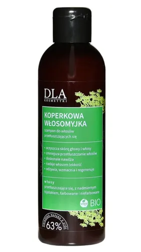 Kosmetyki DLA Sampon do włosów przetłuszczających się nawilżający  `Koperkowa włosomyjka`