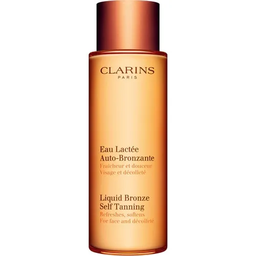 Clarins Eau Lactee Auto - Bronzante [Liquid Bronze Self Tanning] (Emulsja samoopalająca do twarzy i dekoltu)