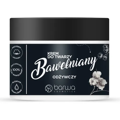 Barwa Naturalna, Odżywczy krem do twarzy bawełniany