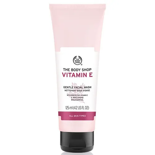 The Body Shop Vitamin E, Gentle Facial Wash (Oczyszczający żel do mycia twarzy z witaminą E)