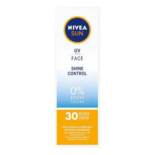 Nivea Sun, Shine Control UV Face SPF 30 Mattifying Effect (Krem do twarzy matujący z filtrami UV SPF 30) - 3