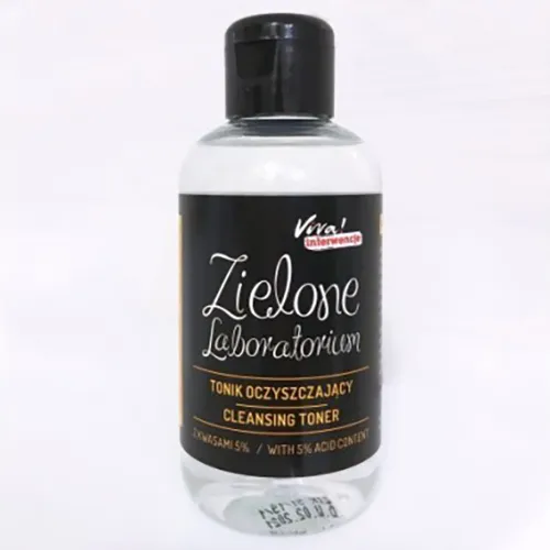 Zielone Laboratorium Tonik oczyszczający z kwasami 5%
