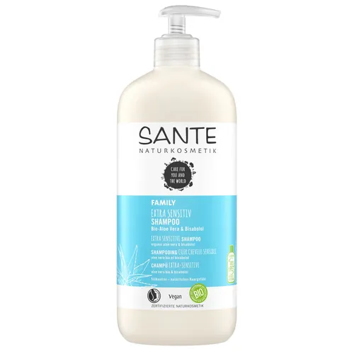 Sante Naturkosmetik Family, Extra Sensitiv Shampoo (Szampon do wrażliwej skóry) - 2