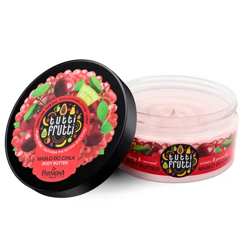 Tutti Frutti Masło do ciała `Wiśnia & porzeczka`