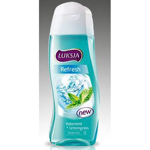 Luksja Refresh, Żel pod prysznic z miętą wodną i trawą cytrynową