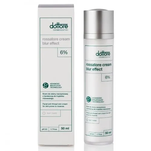 Dottore Cosmeceutici Rossatore, Cream Blur Effect 6% (Krem do skóry naczyniowej z tendencją do trądzika różowatego)