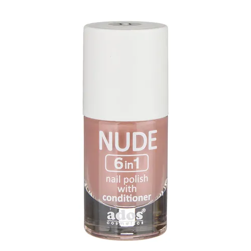 Ados Nude 6 in 1, Nail Polish with Conditioner (Lakier do paznokci)