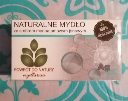 Powrót do natury Naturalne mydło ze srebrem monoatomowym jonowym