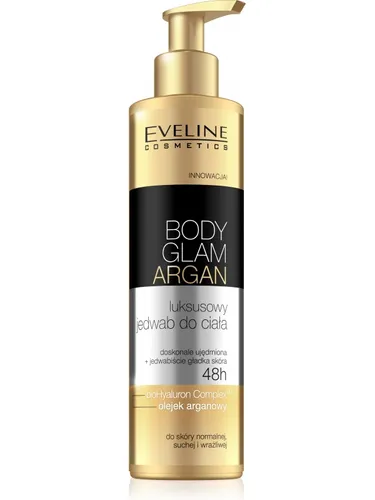 Eveline Cosmetics Body Glam Argan, Luksusowy jedwab do ciała