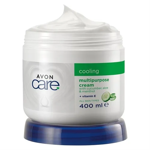 Avon Care, Cooling Moisture with Aloe & Cucumber, Multi-purpose Cream (Chłodzący krem do twarzy, rąk i ciała) - 1