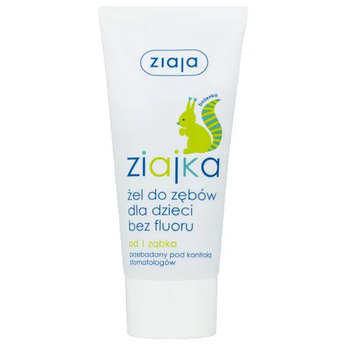 Ziaja Ziajka, Żel do zębów dla dzieci bez fluoru od 1. ząbka