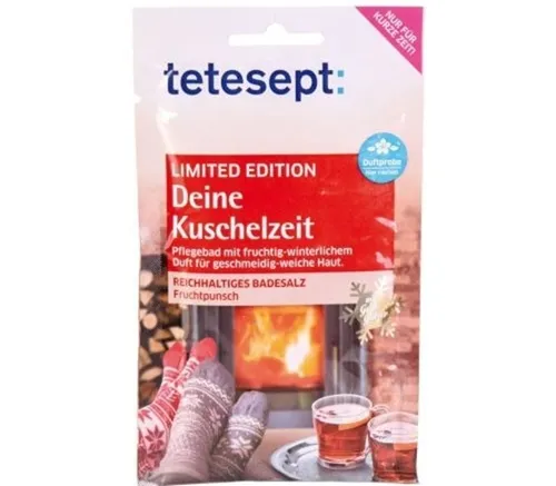 Tetesept Deine Kuschelzeit Badesalz (Sól do kąpieli `Twój czas na przytulanie`)