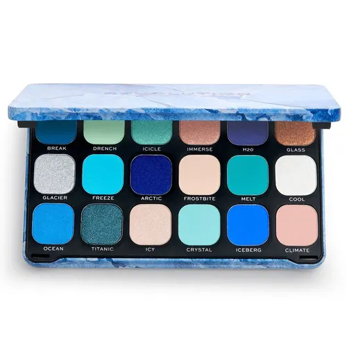 Revolution Beauty (Makeup Revolution) Forever Flawless Ice Eyeshadow Palette (Paleta 18 cieni do makijażu)