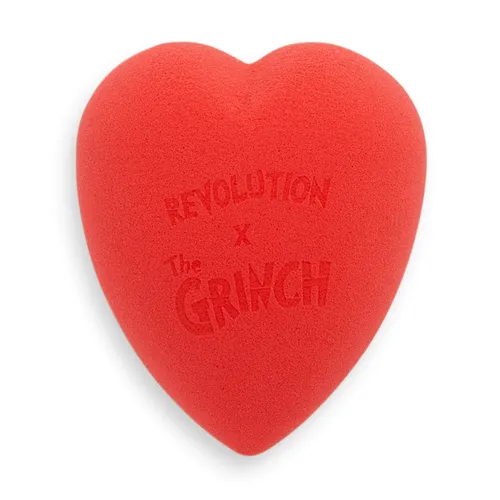Revolution Beauty (Makeup Revolution) The Grinch x Makeup Revolution, Whoville Heart Beauty Sponge (Gąbka do makijażu)