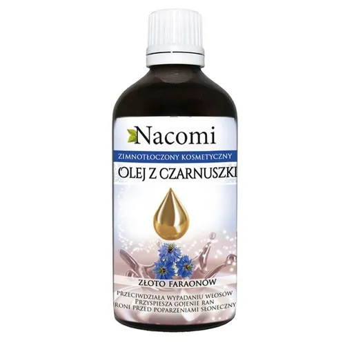 Nacomi 100% organiczny olej z czarnuszki `Złoto faraonów` - 2