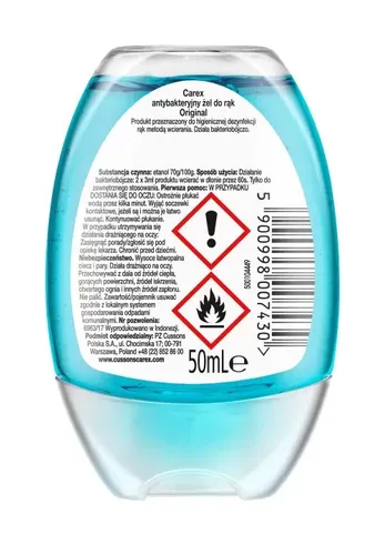 Carex Żel do rąk antybakteryjny (różne rodzaje) - 3