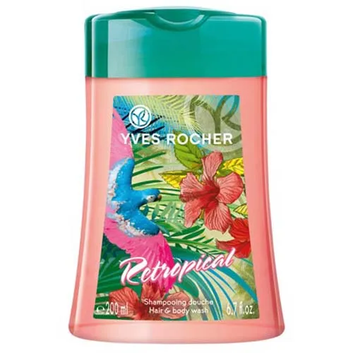 Yves Rocher Retropical, Hair & Body Wash (Szampon - żel pod prysznic)