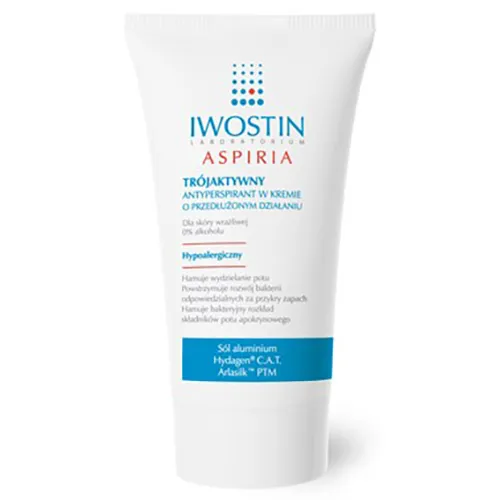 Iwostin Aspiria, Trójaktywny antyperspirant w kremie o przedłużonym działaniu