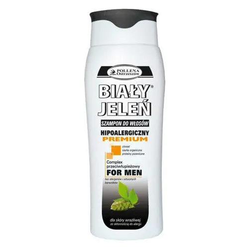 Biały Jeleń For Men, Hipoalergiczny szampon do włosów z ekstraktem z chmielu - 2