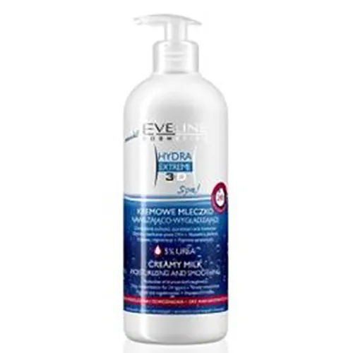Eveline Cosmetics Hydra Extreme 3D Spa!, Kremowe mleczko nawilżająco - wygładzające 5% urea