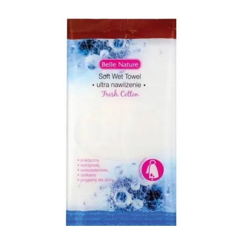 Belle Nature Soft Wet Towel (Kosmetyczny mokry ręcznik z mikrofibry) - 1