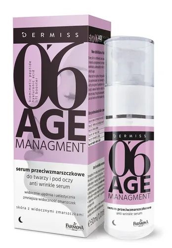 Dermiss 0'6 Age Management, Serum przeciwzmarszczkowe do twarzy i pod oczy
