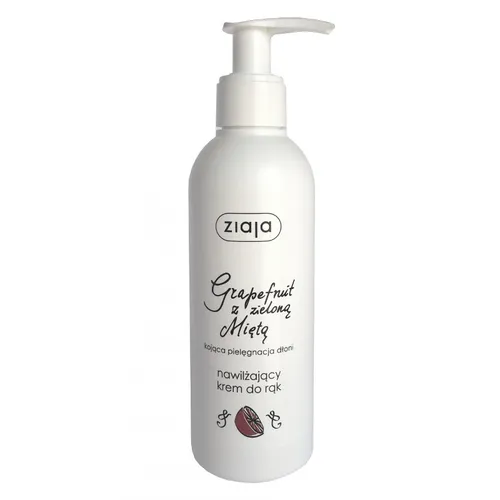 Ziaja Nawilżający krem do rąk 'Grapefruit z zieloną miętą'