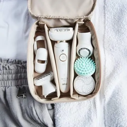 Braun Silk-epil 9 Flex, Depilator do stosowania na mokro i na sucho z całkowicie elastyczną głowicą - 4