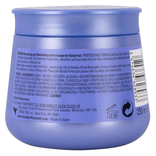 L'Oreal Professionnel Serie Expert, Blondifier, Hair Masque (Maska odżywiająca i rozświetlająca maska do włosów blond) - 3