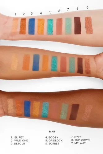 ColourPop MAR Pressed Powder Shadow Palette (Paleta 9 cieni do powiek) - 4