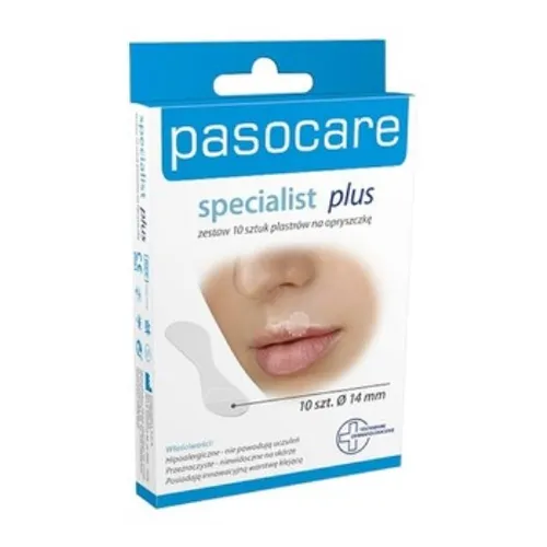 Pasocare Specialist Plus, Plastry na opryszczkę