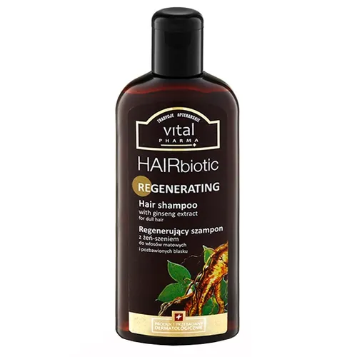 V. Laboratories (Saraya) Vital Pharma, Hairbiotic, Regenerujący szampon z żeń-szeniem