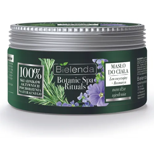 Bielenda Botanic Spa Rituals,  Masło do ciała `Len zwyczajny + rozmaryn`