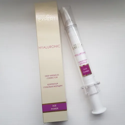 Faberlic Expert, Hyaluronic Age Power, Serum do twarzy - korektor głębokich zmarszczek