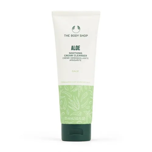 The Body Shop Aloe Soothing Cream Cleanser (Wegańskie oczyszczające mleczko do twarzy `Aloes`)