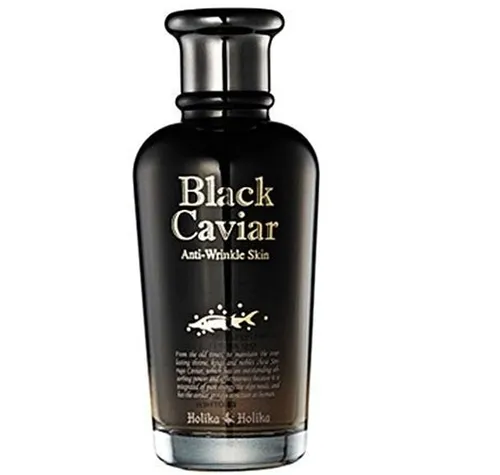 Holika Holika Black Caviar Anti-Wrinkle Skin Toner (Przeciwzmarszczkowy tonik do twarzy z ekstraktem z czarnego kawioru)