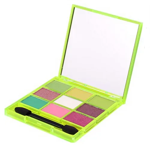 Fab Factory Tropical Beauty Eyeshadow Palette Neon Green (Paleta cieni do powiek) - 2