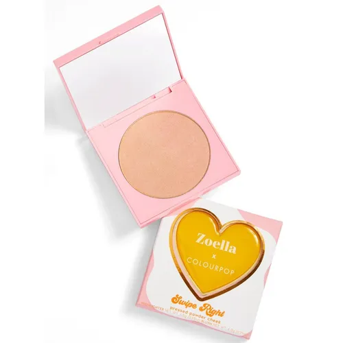 ColourPop Zoella x ColourPop, Swipe Right Pressed Powder Highlighter (Prasowany rozświetlacz) - 1