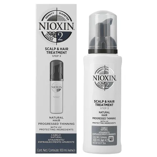 Nioxin System 2, Scalp & Hair Treatment (Kuracja zagęszczająca do włosów naturalnych z postępującą skłonnością do wypadania)