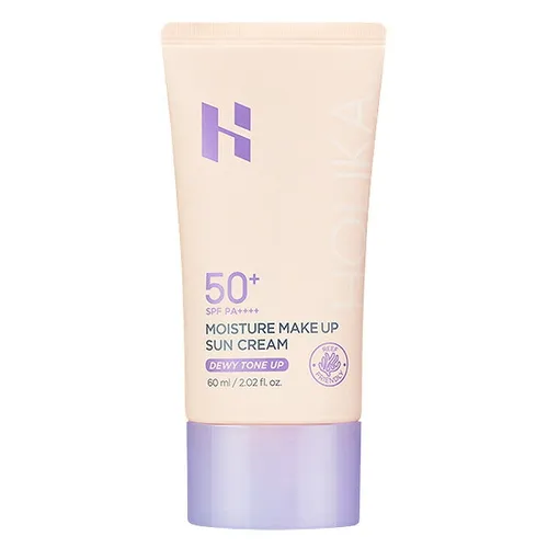 Holika Holika Moisture Make Up Sun Cream SPF 50+ PA++++ (Przeciwsłoneczny krem ujednolicający do twarzy)