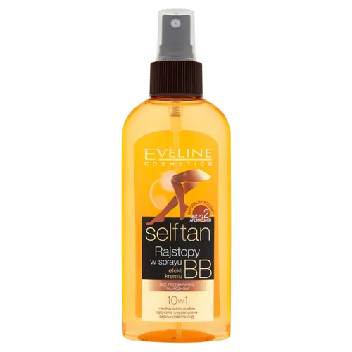 Eveline Cosmetics Self Tan, Rajstopy w sprayu z efektem kremu BB 10 w 1